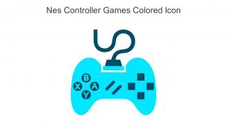 Nes Controller Games Colored Icon In Powerpoint Pptx Png And Editable Eps Format
