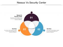 Nessus vs security center ppt powerpoint presentation summary cpb