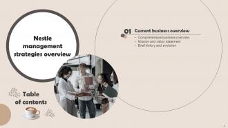 Nestle Management Strategies Overview Powerpoint Presentation Slides Strategy CD V Informative Idea