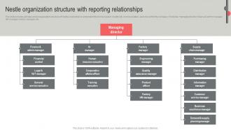 Nestle Organization Structure With Nestle Business Expansion And Diversification Report Strategy SS V