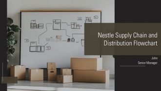 Nestle Supply Chain And Distribution Flowchart PPT Mockup AT