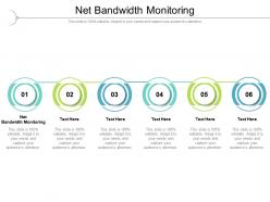 Net bandwidth monitoring ppt powerpoint infographic template information cpb