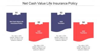 Net Cash Value Life Insurance Policy Ppt Powerpoint Presentation Summary Cpb