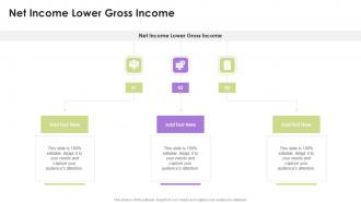 Net Income Lower Gross Income In Powerpoint And Google Slides Cpb