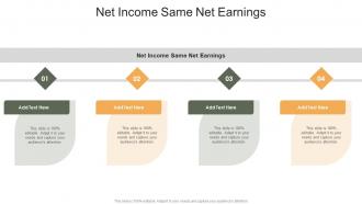 Net Income Same Net Earnings In Powerpoint And Google Slides Cpb