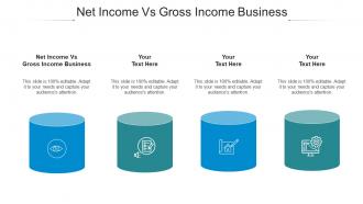 Net income vs gross income business ppt powerpoint presentation professional example cpb