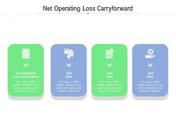 Net operating loss carryforward ppt powerpoint presentation professional show cpb