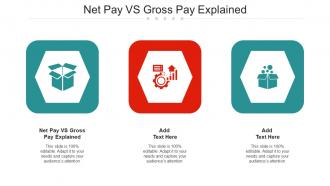 Net Pay Vs Gross Pay Explained Ppt Powerpoint Presentation Summary Cpb