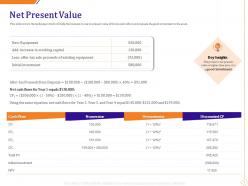 Net present value cash flow ppt powerpoint presentation layouts guide