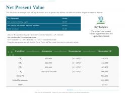 Net Present Value Cash Flow Ppt Powerpoint Presentation Professional Graphics Pictures
