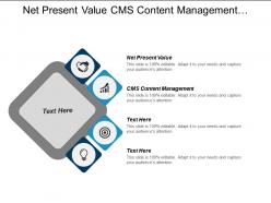 Net present value cms content management collaborative working cpb