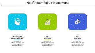 Net Present Value Investment Ppt Powerpoint Presentation Professional Tips Cpb