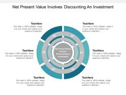 Net present value involves discounting an investment ppt powerpoint presentation cpb