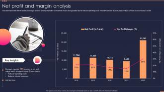 Net Profit And Margin Analysis Small It Business Company Profile Ppt File Graphics Download