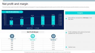 Net Profit And Margin Information Technology Company Financial Report