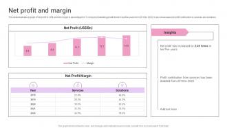 Net Profit And Margin IT Products And Services Company Profile Ppt Download
