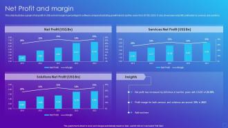 Net Profit And Margin Software Company Financial Summary Report Ppt Professional