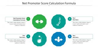 Net promoter score calculation formula ppt powerpoint presentation gallery templates cpb