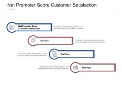 Net promoter score customer satisfaction ppt powerpoint presentation inspiration show cpb