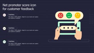 Net Promoter Score Icon For Customer Feedback