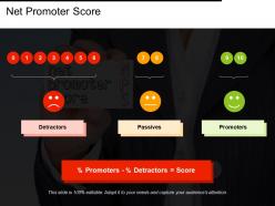 Net promoter score percentage ppt powerpoint presentation outline clipart images