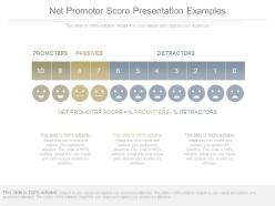 Net promoter score presentation examples