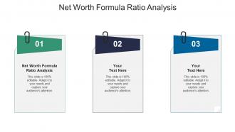 Net worth formula ratio analysis ppt powerpoint presentation show graphics cpb