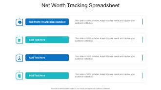 Net Worth Tracking Spreadsheet In Powerpoint And Google Slides Cpb