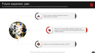 Netflix Company Profile Future Expansion Plan Ppt Slides Display