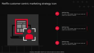 Netflix Customer Centric Marketing Strategy Icon