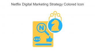 Netflix Digital Marketing Strategy Colored Icon In Powerpoint Pptx Png And Editable Eps Format