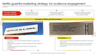 Netflix Email And Content Marketing Strategy For Customer Awareness Strategy CD V Attractive Unique