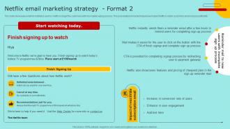 Netflix Email Marketing Strategy Format 2 Marketing Strategy For Promoting Video Content Strategy SS V