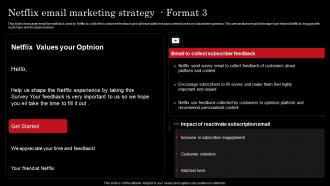 Netflix Email Marketing Strategy Format 3 Netflix Strategy For Business Growth And Target Ott Market
