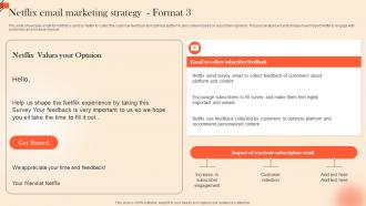 Netflix Email Marketing Strategy Format 3 OTT Platform Marketing Strategy For Customer Strategy SS V