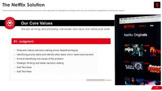 Netflix investor funding elevator pitch deck ppt template
