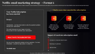 Netflix Marketing Strategy To Improve Online Presence Strategy CD V Downloadable Best