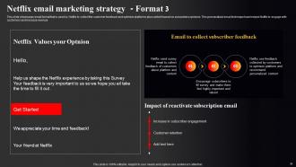 Netflix Marketing Strategy To Improve Online Presence Strategy CD V Compatible Best