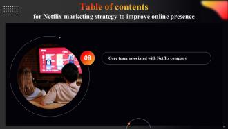 Netflix Marketing Strategy To Improve Online Presence Strategy CD V Aesthatic Best
