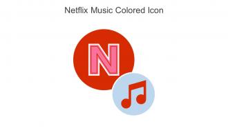 Netflix Music Colored Icon In Powerpoint Pptx Png And Editable Eps Format