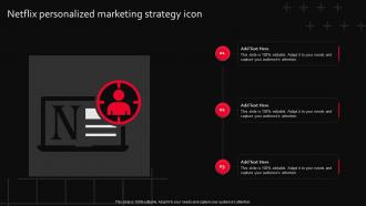 Netflix Personalized Marketing Strategy Icon