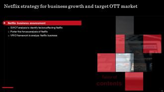 Netflix Strategy For Business Growth And Target OTT Market Strategy CD Professionally Ideas