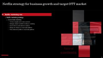 Netflix Strategy For Business Growth And Target OTT Market Strategy CD Visual Image