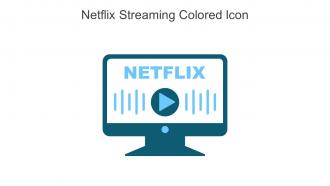 Netflix Streaming Colored Icon In Powerpoint Pptx Png And Editable Eps Format