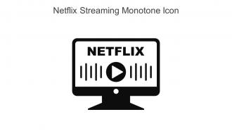 Netflix Streaming Monotone Icon In Powerpoint Pptx Png And Editable Eps Format
