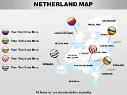 Netherland powerpoint maps