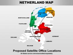 Netherland powerpoint maps