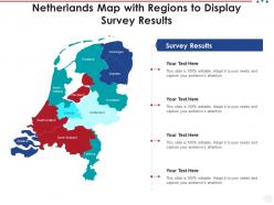 Netherlands map with regions to display survey results