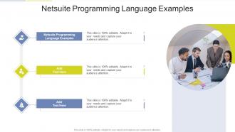 Netsuite Programming Language Examples PowerPoint Presentation and ...
