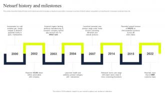 Netsurf History And Milestones Direct Selling Company Profile CP SS V